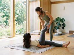 Head-to-toe stretch / assisted stretch