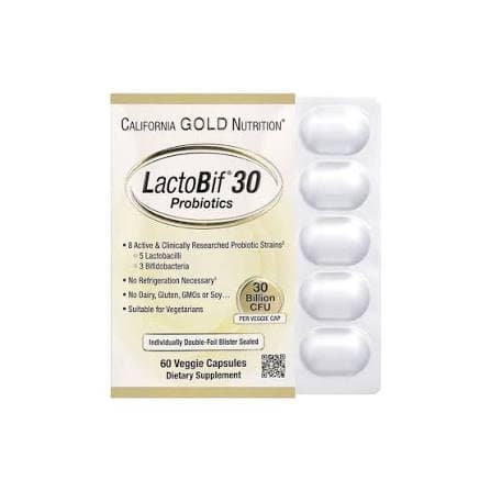 California Gold Nutrition LactoBif 30 Probiotics