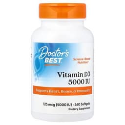 Doctor's Best Vitamin D3 5000 IU