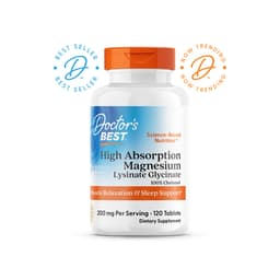 Doctor's Best High Absorption Magnesium Glycinate Lysinate