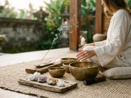 Reiki, chakra balancing, crystal / angel-stone healing, singing bowls