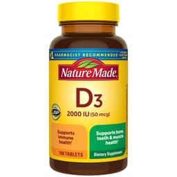 Nature Made Vitamin D3 2000 IU
