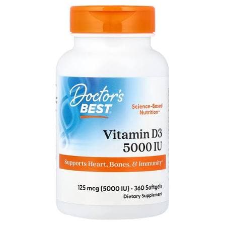 Doctor's Best Vitamin D3 5000 IU